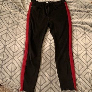 Forever 21 damage black denim